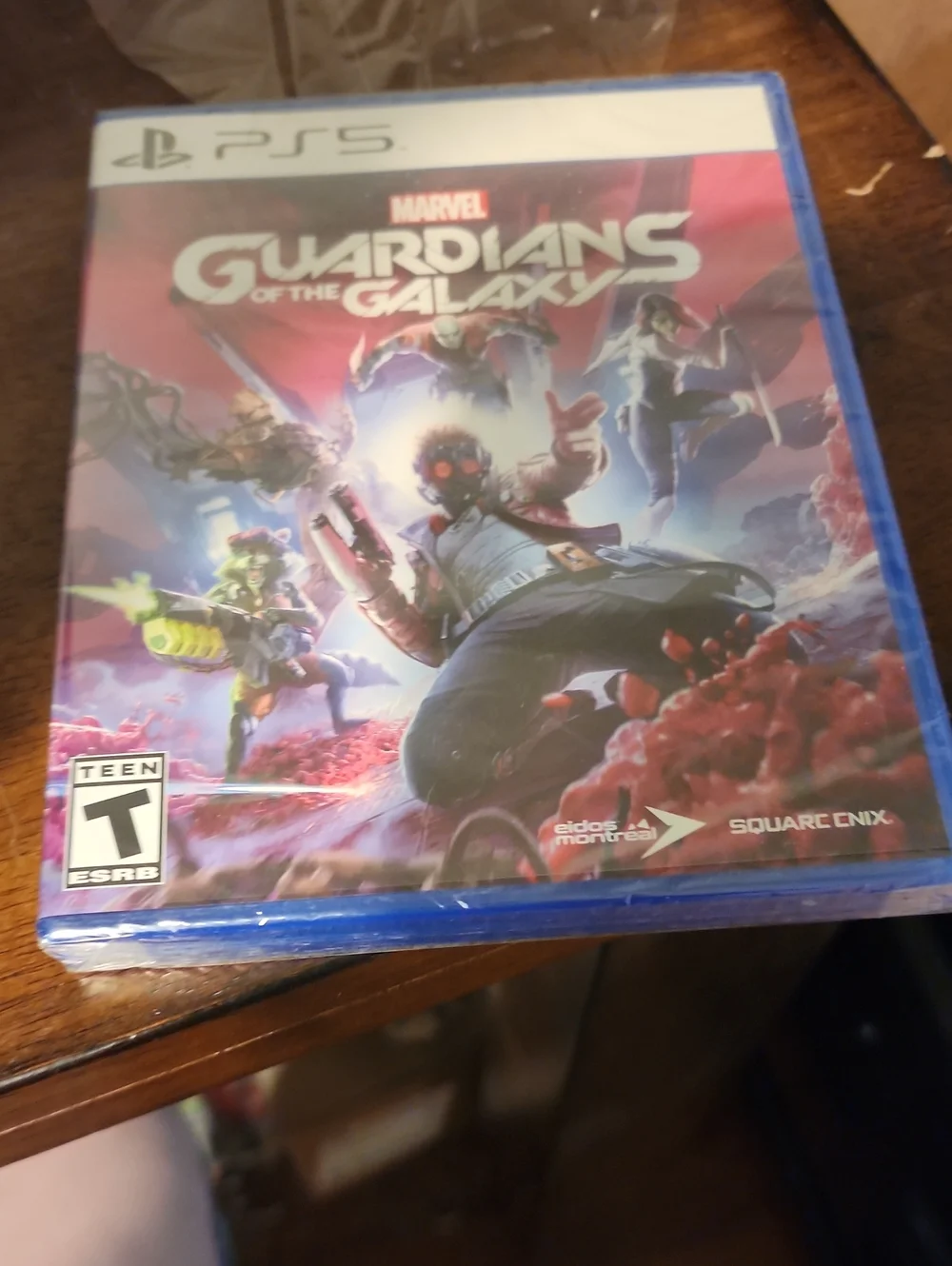 Sony PS5 Marvel Guardians of the Galaxy — Blue Case with Vibrant Cover Art